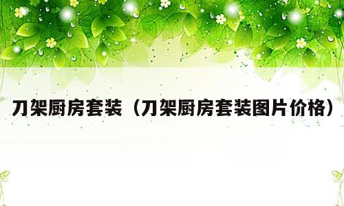刀架厨房套装（刀架厨房套装图片价格）