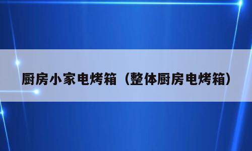 厨房小家电烤箱（整体厨房电烤箱）