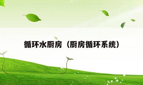 循环水厨房（厨房循环系统）