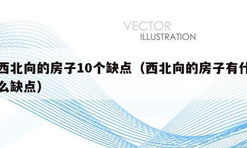 西北向的房子10个缺点（西北向的房子有什么缺点）