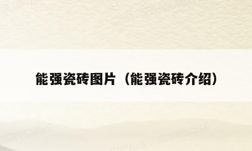 能强瓷砖图片（能强瓷砖介绍）