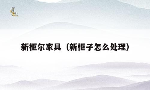 新柜尔家具（新柜子怎么处理）
