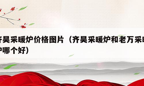 齐昊采暖炉价格图片（齐昊采暖炉和老万采暖炉哪个好）