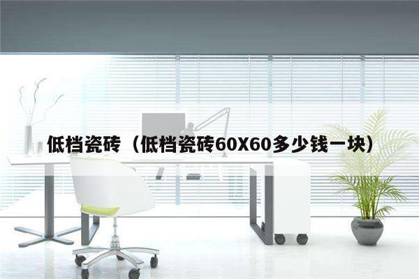 低档瓷砖（低档瓷砖60X60多少钱一块）