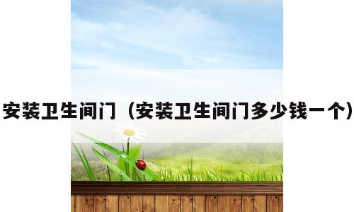 安装卫生间门（安装卫生间门多少钱一个）