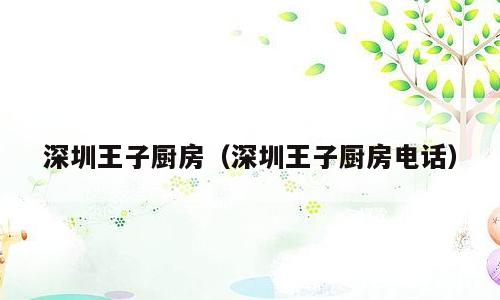 深圳王子厨房（深圳王子厨房电话）
