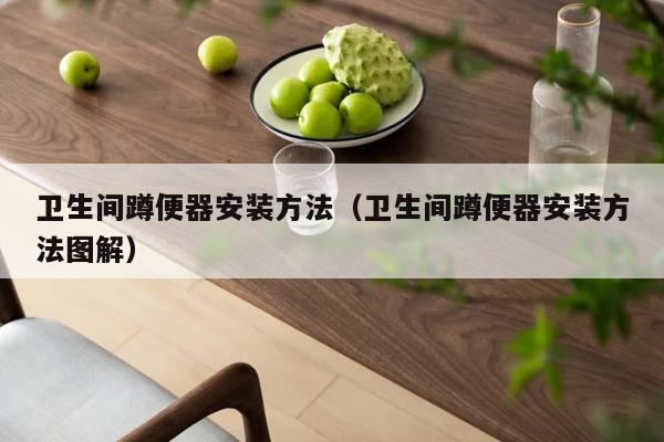 卫生间蹲便器安装方法（卫生间蹲便器安装方法图解）